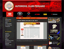 Tablet Screenshot of acpperu.net
